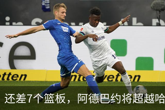 还差7个篮板，阿德巴约将超越哈斯勒姆的队史纪录